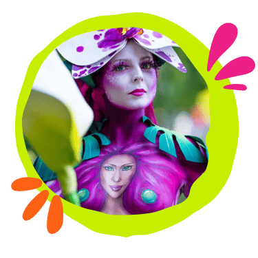 Body painting Tropical