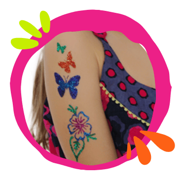 Animation Tatouages paillettes